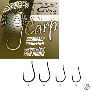 Крючок (CC304) Cobra CARP CHINU (сер.807/001) *10 C807NSB-001 фото