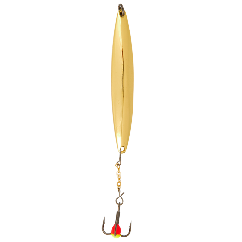 Блешня вертикальна зимова LUCKY JOHN Nail Blade (ланцюжок, трійник), 55 мм, G LJNB55-G фото