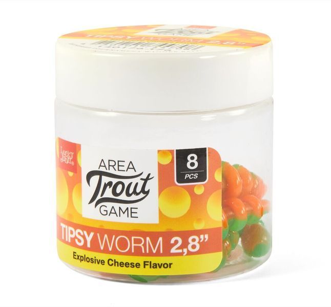 Слаги їстівні LJ Pro Series Tipsy Worm 2,8 in (71 мм), 8 шт. 140176-T76 фото