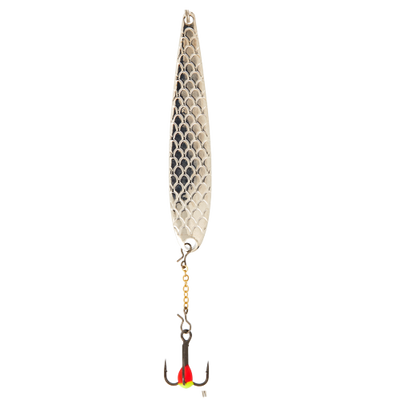 Блешня LUCKY JOHN Diamond Blade (ланцюжок, трійник), 41 мм, колір S, LJDB41-S LJDB41-S фото
