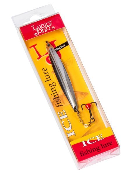 Блешня вертикальна зимова LUCKY JOHN Nail Blade (ланцюжок, трійник), 55 мм, S LJNB55-S фото
