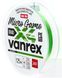 Шнур плетёный Lucky John Vanrex MICRO GAME х4 BRAID Fluo Green 125/006 LJ4115-006 фото 2