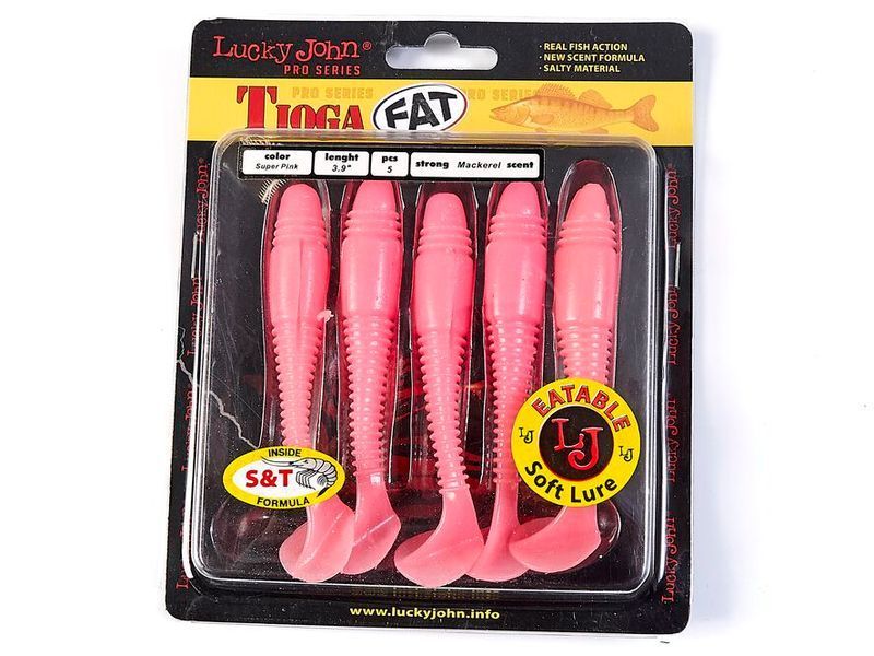 Виброхвосты съедоб. искусст. LJ Pro Series TIOGA FAT 3.9in (10.00)/F05 5шт. 140146-F05 фото