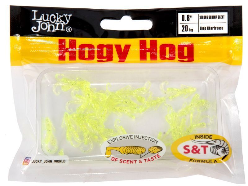 Твистеры съедоб. искусст. LJ Pro Series HOGY HOG 0,8in (02.03)/071 20шт. 140199-071 фото