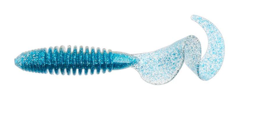 Твістер Lucky John Crusher Grub 3,9 Chrystal Blue 5шт (140157-T05) 140157-T05 фото