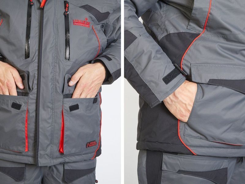 Костюм Norfin Discovery Heat чоловічий XXL Чорний\Сірий (455105-XXL) 455105-XXL фото