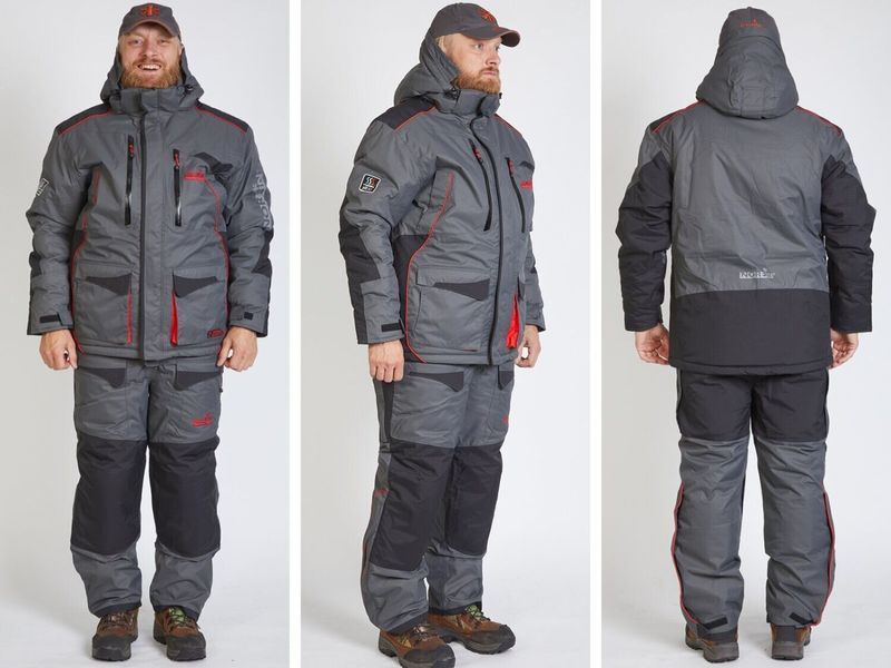 Костюм Norfin Discovery Heat чоловічий XXL Чорний\Сірий (455105-XXL) 455105-XXL фото