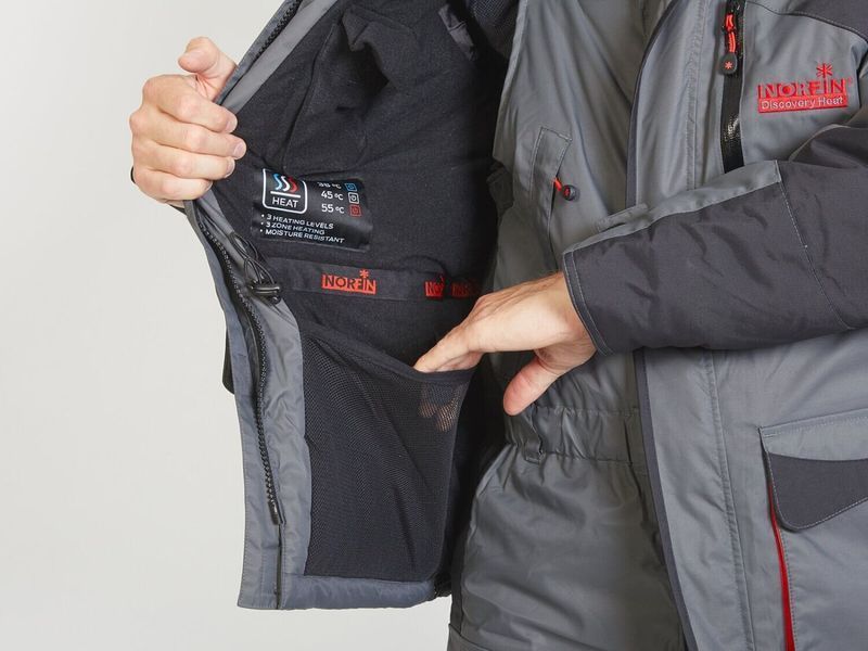 Костюм Norfin Discovery Heat чоловічий XXL Чорний\Сірий (455105-XXL) 455105-XXL фото