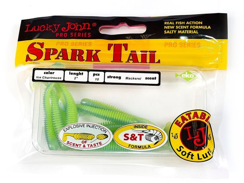Виброхвосты съедоб. искусст. LJ Pro Series Spark Tail 2,0in (05,00)/T57 10шт. 140166-T57 фото