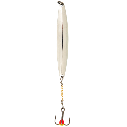 Блешня вертикальна зимова LUCKY JOHN Nail Blade (ланцюжок, трійник), 65 мм, S LJNB65-S фото
