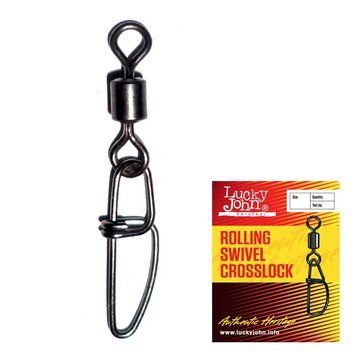 Вертлюг із застібкою LJ Rolling Crosslock 004 / 7шт. LJ5057-004 фото