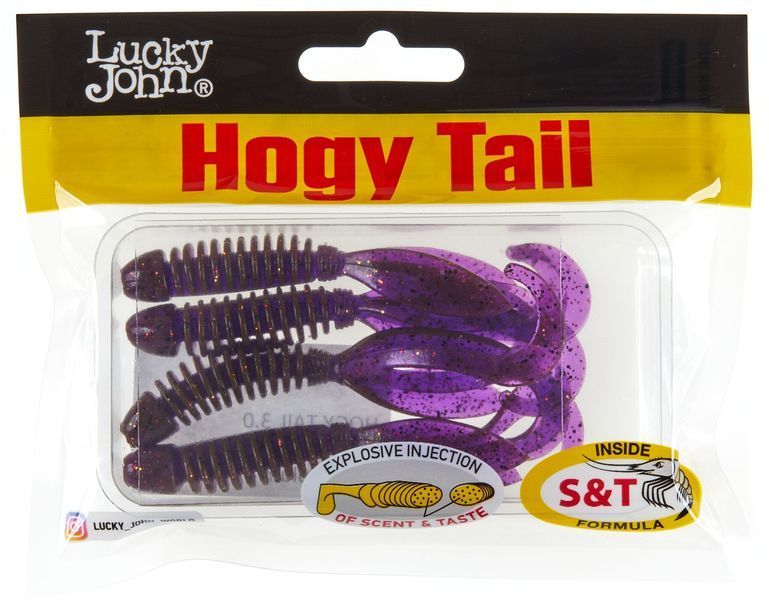 Твістери їстів. LJ Pro Series Hogy Tail 3,0in (07.62)/S13 7шт. 140218-S13 фото