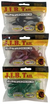 Набір Твістер Lucky John Pro Jib Tail 2" 3x10 шт. (S122-T33-T40-T43) S122-T33-T40-T43 фото