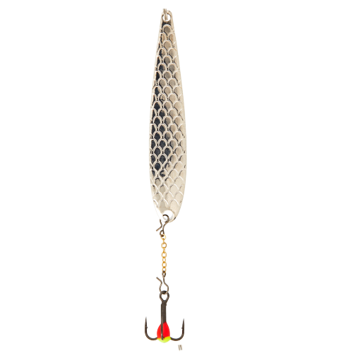 Блесна вертикальная зимняя Lucky John DIAMOND BLADE с цепью и тройниками 61мм S блистер LJDB61-S фото