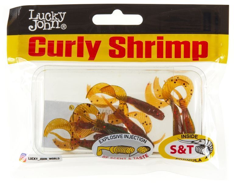 Твістер силікон. CURLY SHRIMP LJ Pro Series 2 "/ PA16 *10 140215-PA16 фото