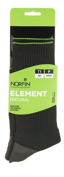 Носки Norfin T1P ELEMENT NATURAL CREW р.(42-44) L 304716-03L фото