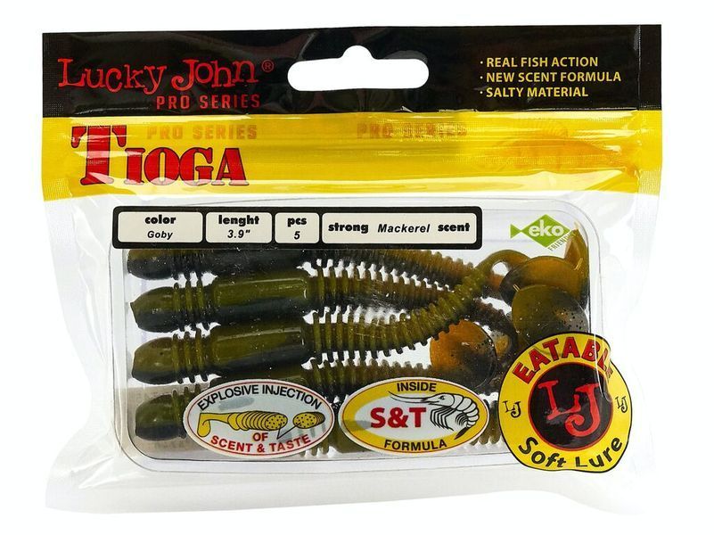 Силікон Lucky John Tioga 3.9in / 99мм / 5шт / колір T45 (140104-T45) 140104-T45 фото