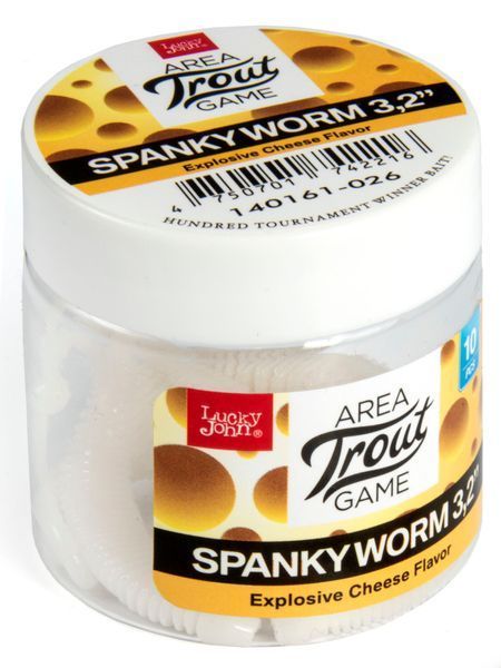 Слаги съедобные искусственные LJ Pro Series SPANKY WORM 3,2in (08.00)/026 10шт. 140161-026 фото