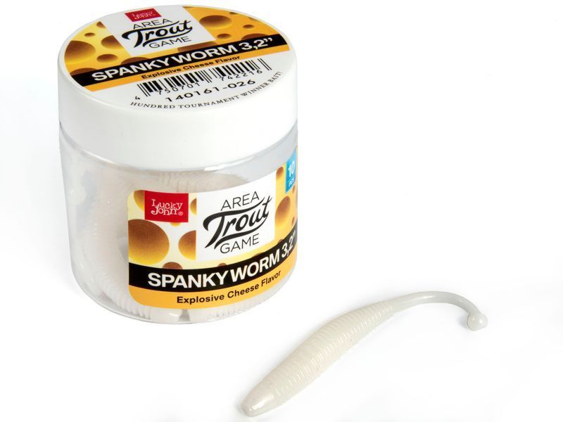 Слаги съедобные искусственные LJ Pro Series SPANKY WORM 3,2in (08.00)/026 10шт. 140161-026 фото