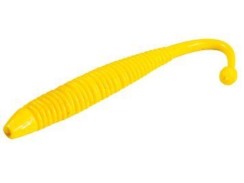 Слаг Lucky John Spanky Worm 3,2 Yellow Pearl 10шт (140161-101) 140161-101 фото