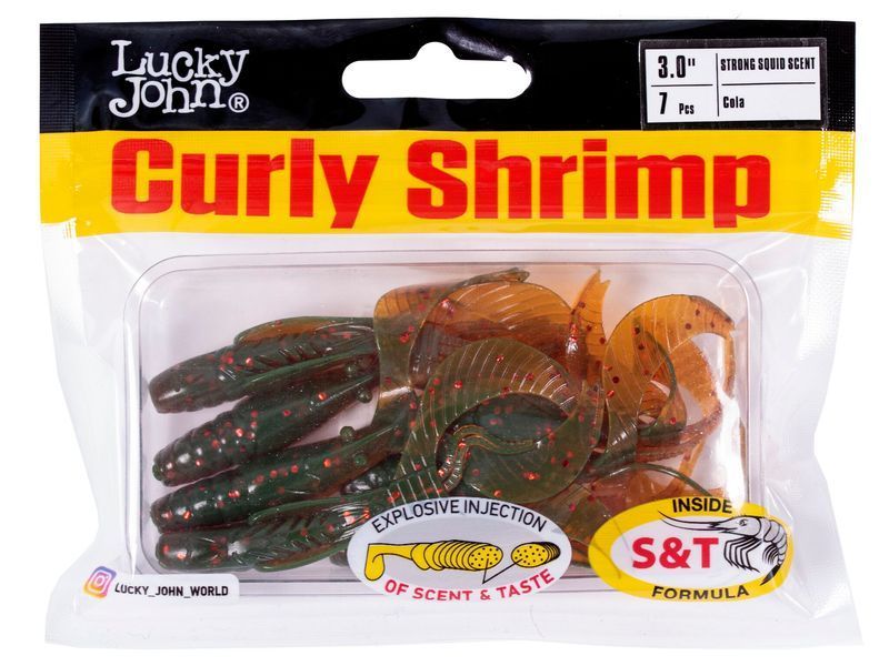 Твістер силікон. CURLY SHRIMP LJ Pro Series 3 "/ PA16 *7 140216-PA16 фото