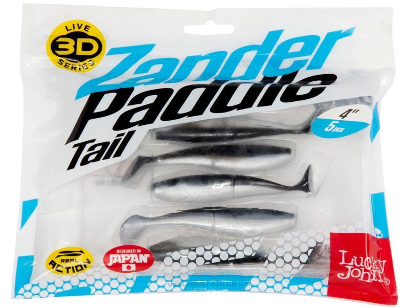 Виброхвосты LJ 3D Series ZANDER PADDLE TAIL 4.0in (10.00)/Z01 5шт. 140429-Z01 фото